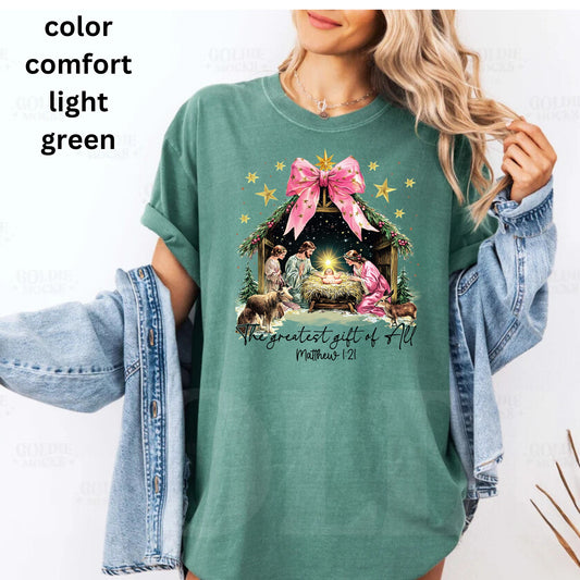 Greatest gift of all (COLOR COMFORT) T-shirt