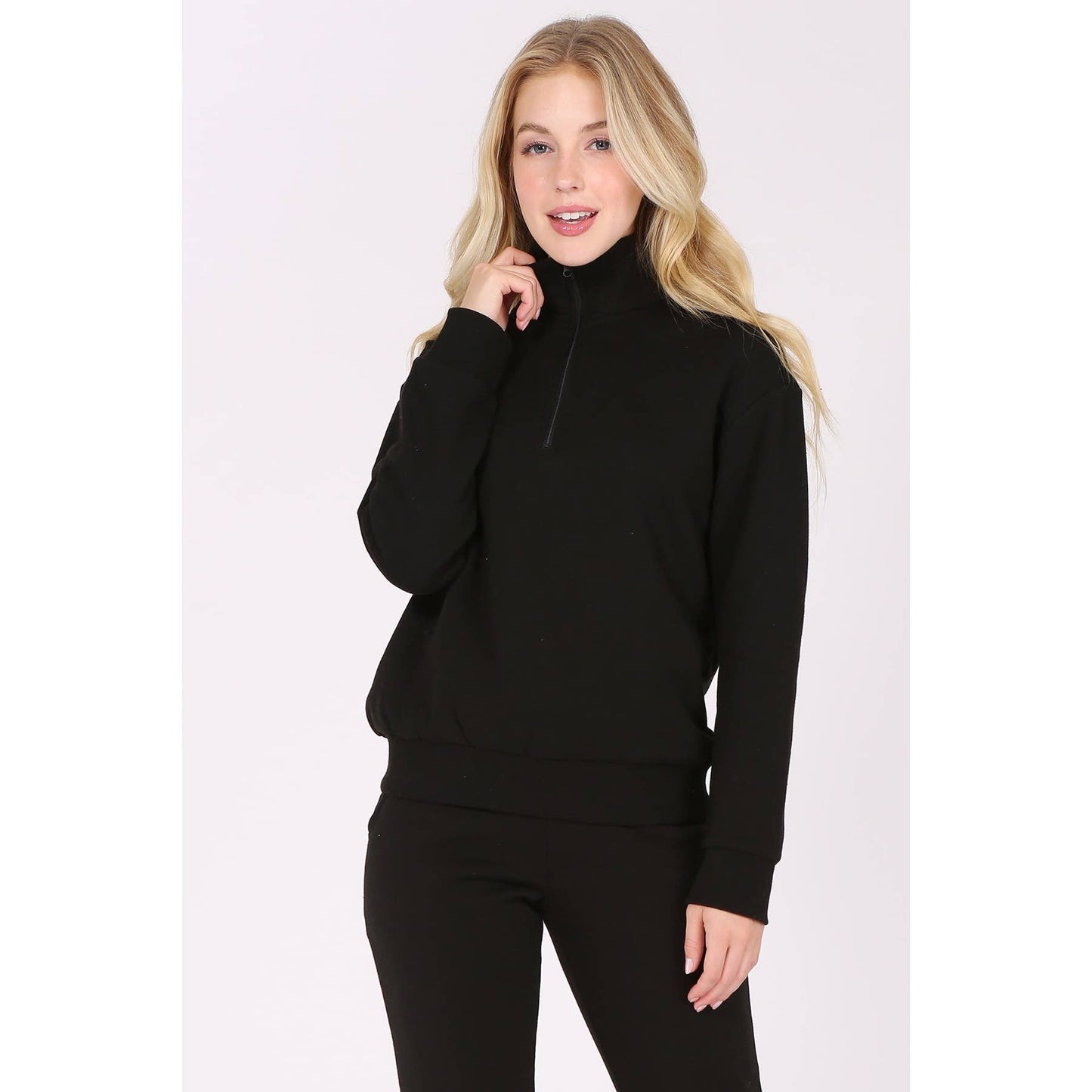 Zip Fleece Pullover Long Sleeve (Sweatshirt Top ONLY)  GTO216