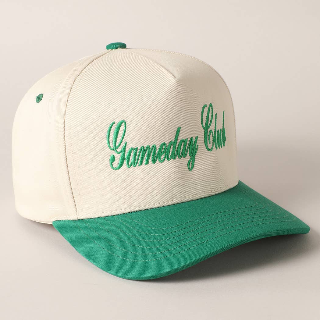 Gameday Club Embroidery Two Tone Baseball Cap TCM0002RED