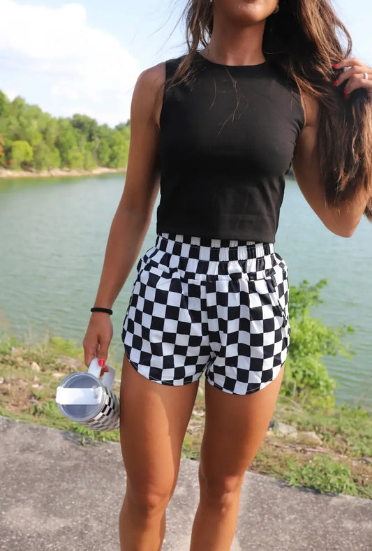 Checkerboard Shorts-CSCS4