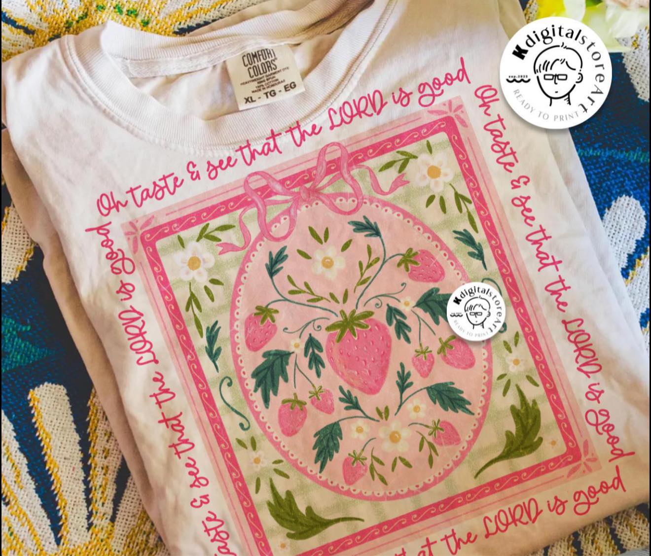 Oh taste & see the that the Lord is good T SHIRT - (Comfort Color)