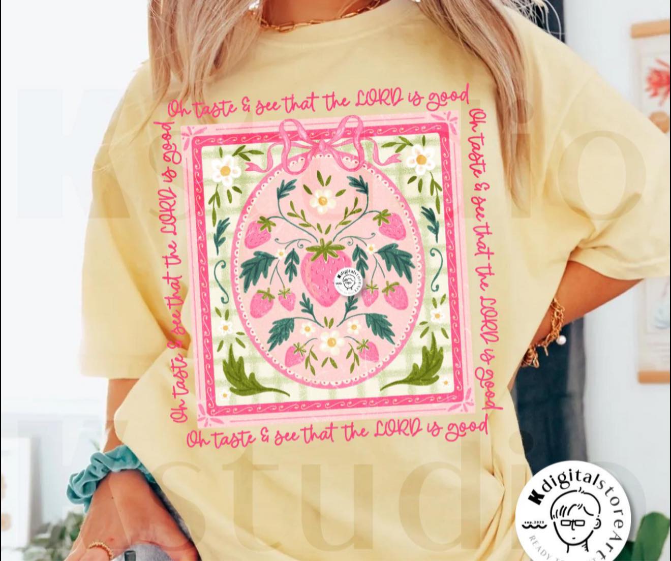 Oh taste & see the that the Lord is good T SHIRT - (Comfort Color)