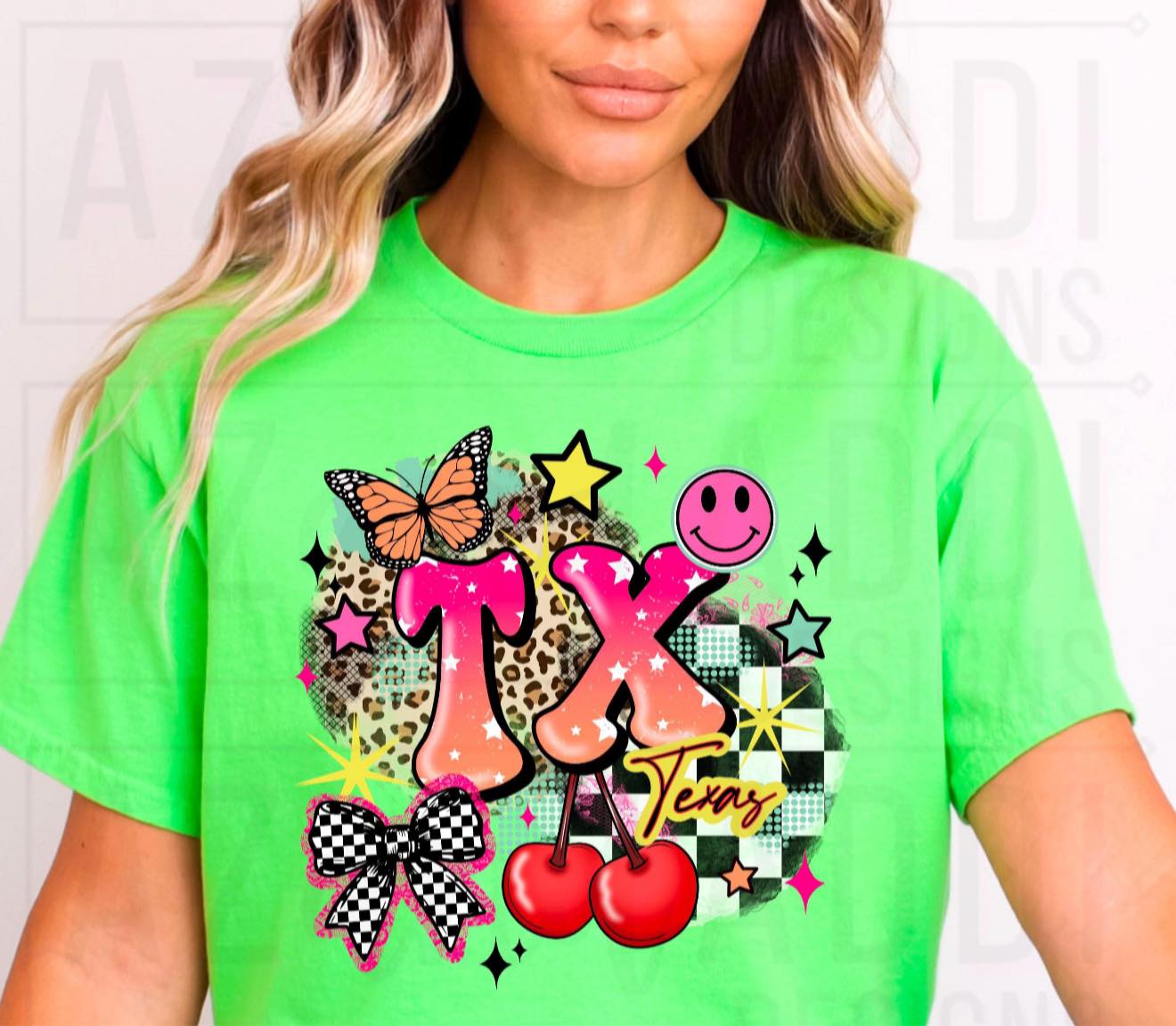 Retro texas - T SHIRT- (Jerzee/Gildan)