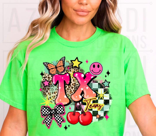 Retro texas - T SHIRT- (Jerzee/Gildan)
