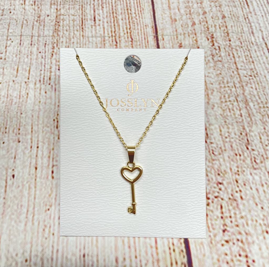 18K STAINLESS STEEL TARNISH FREE BOW NECKLACE | 40NK355