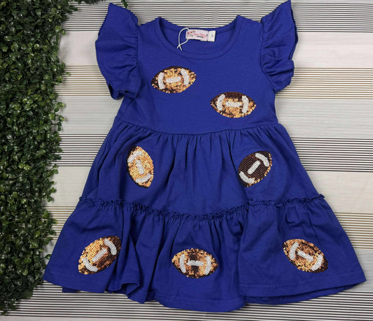 Sequin Football Girls Dress - SFD2