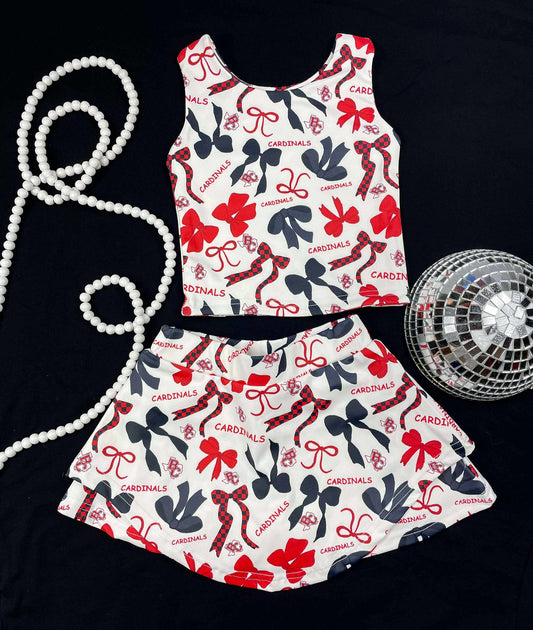 Cardinals and Bows Game Day Set-CBGDS