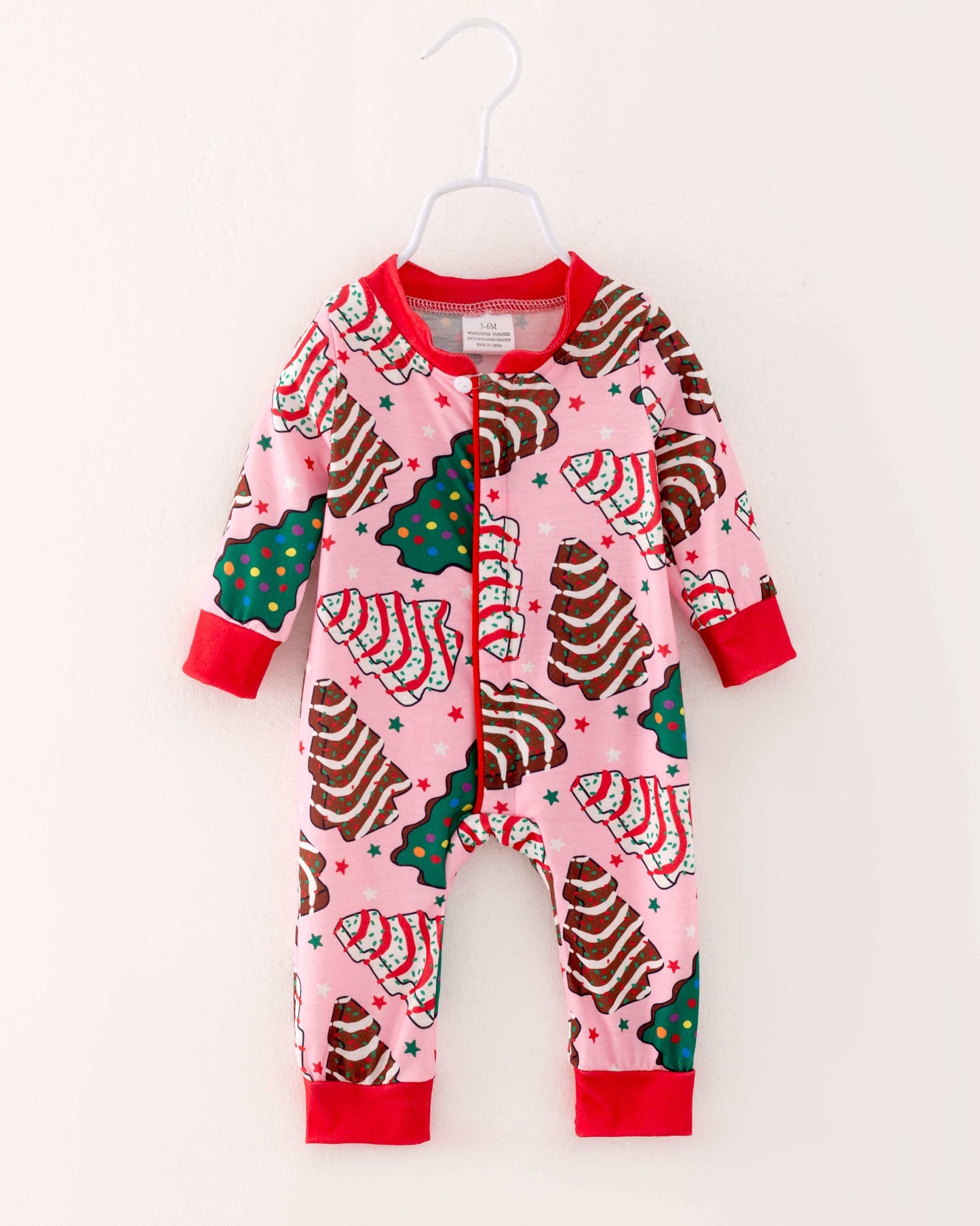 Holiday Tree Cookies Baby Boy Romper Clothes RPB40297