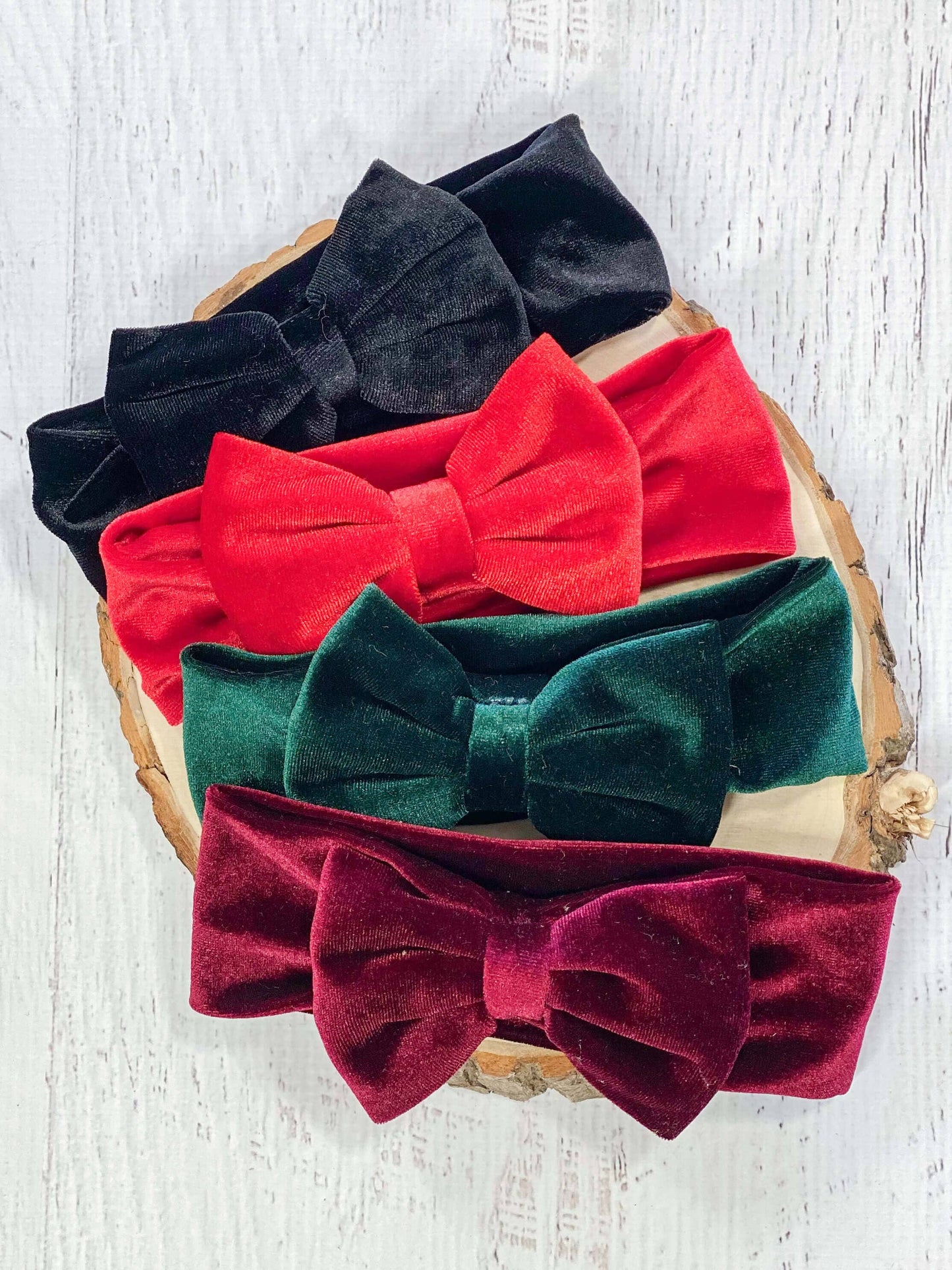 Velvet Bow Headbands    9643