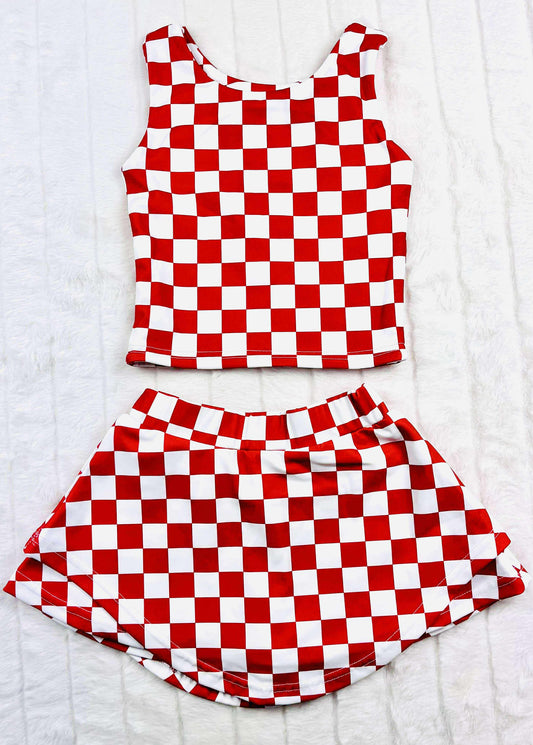 Checkered Athletic Multi Color- 91825AS