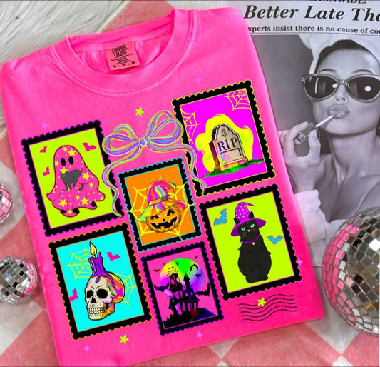 Retro Halloween 🎃  T SHIRT - (BELLA/ COLOR COMFORT)