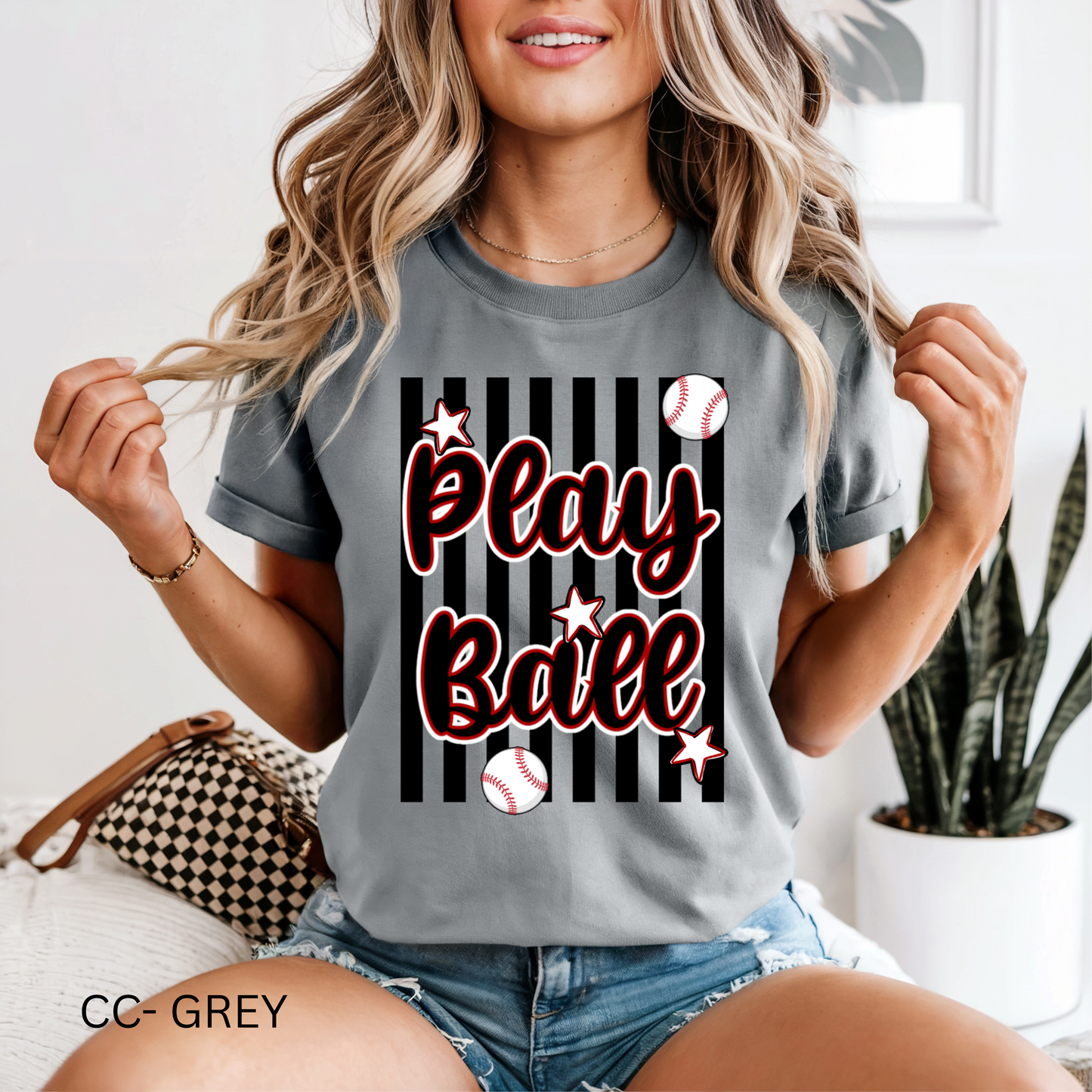 Play Ball ⚾️- T SHIRT (GILDAN/JERZEES)