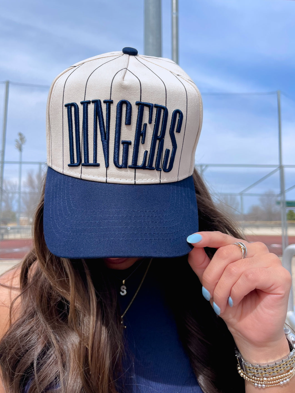 Dingers - Stripe Vintage Trucker Hat-101125br