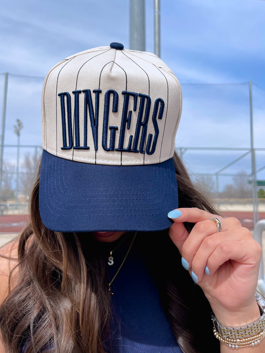 Dingers - Stripe Vintage Trucker Hat-101125br