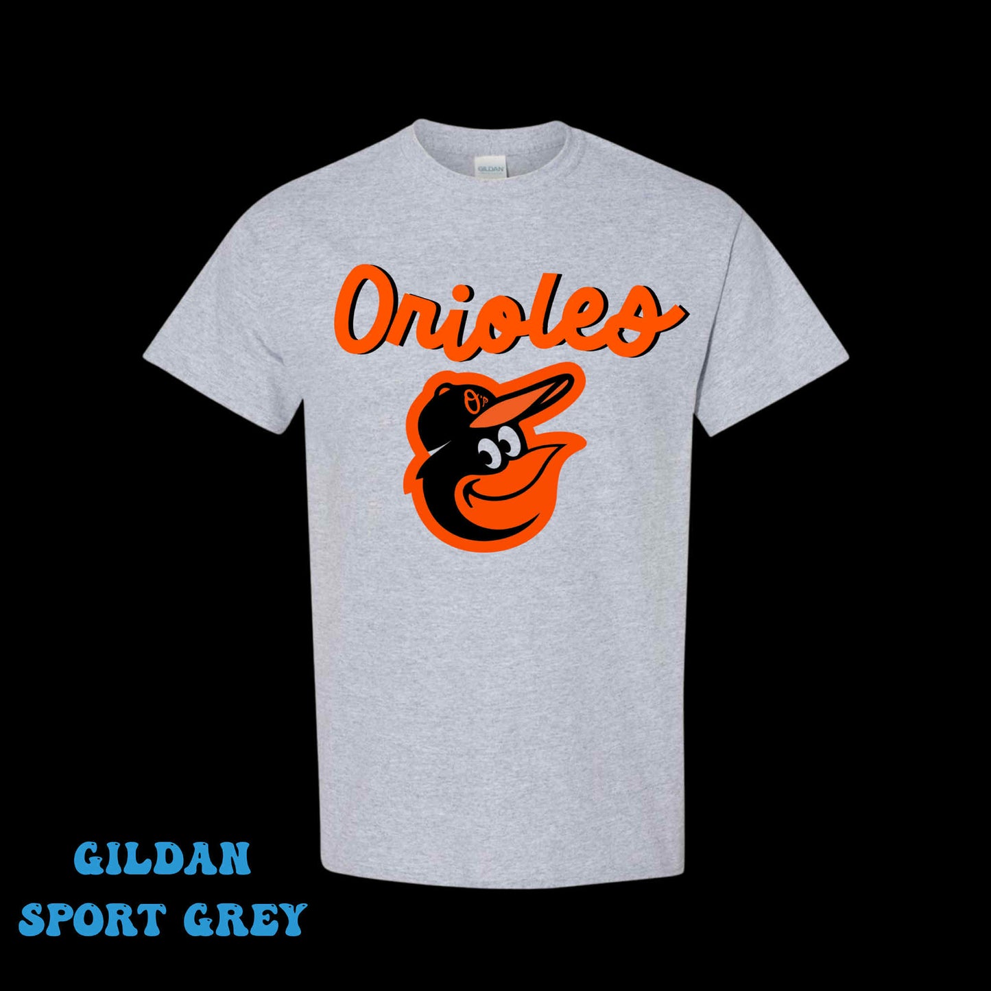 Orioles - T SHIRT - (Jerzee/Gildan)