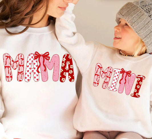Mama & Mini ❤️🩷- T SHIRT- (GILDAN/LAT)
