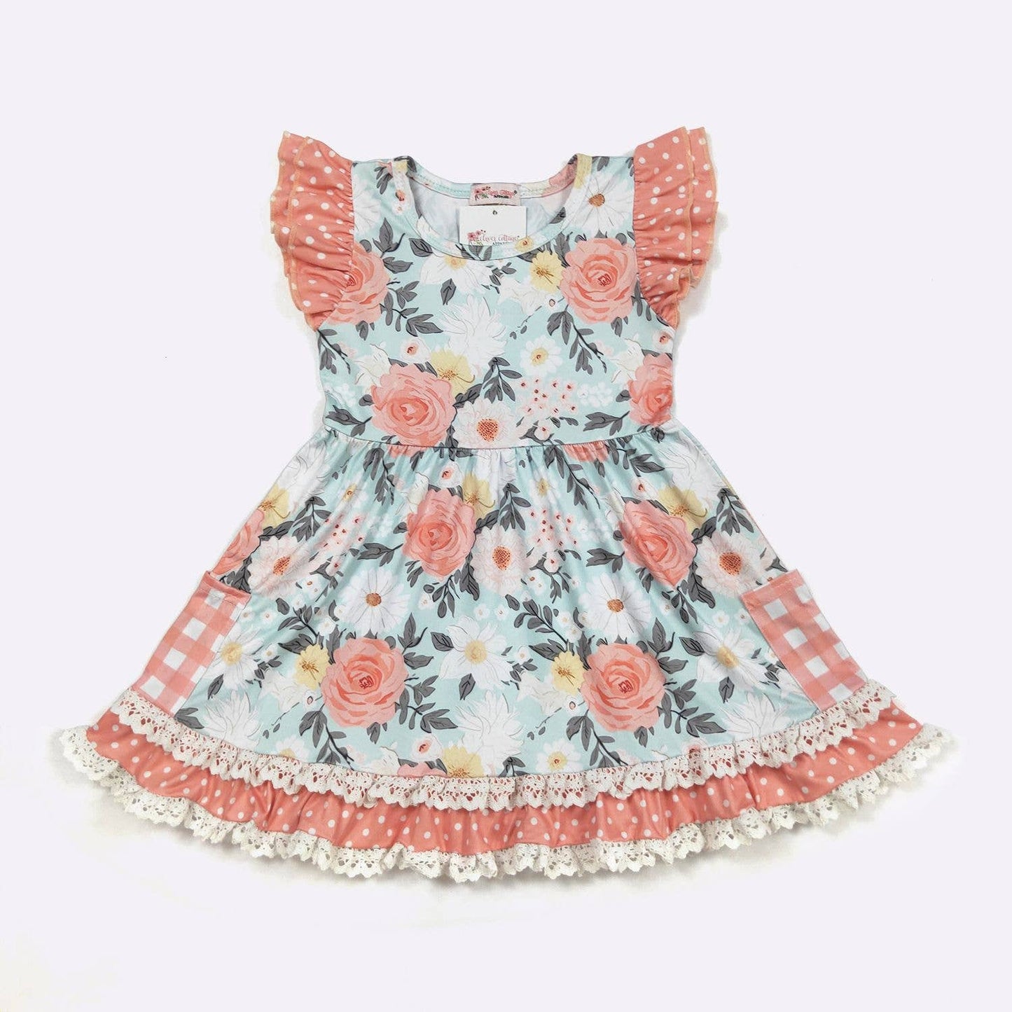 Seaside Blooms Girls Dress  47894