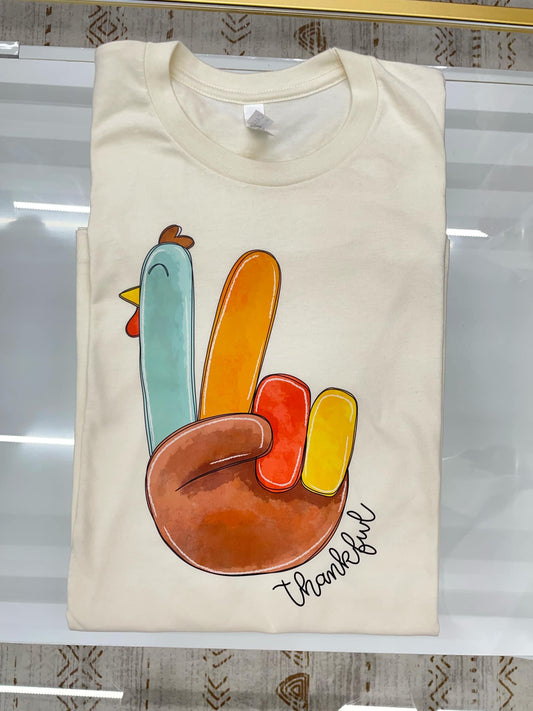 Turkey Hand "thankful"