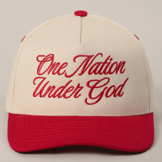 Fashion City - One Nation Under God Two-Tone Trucker Hat