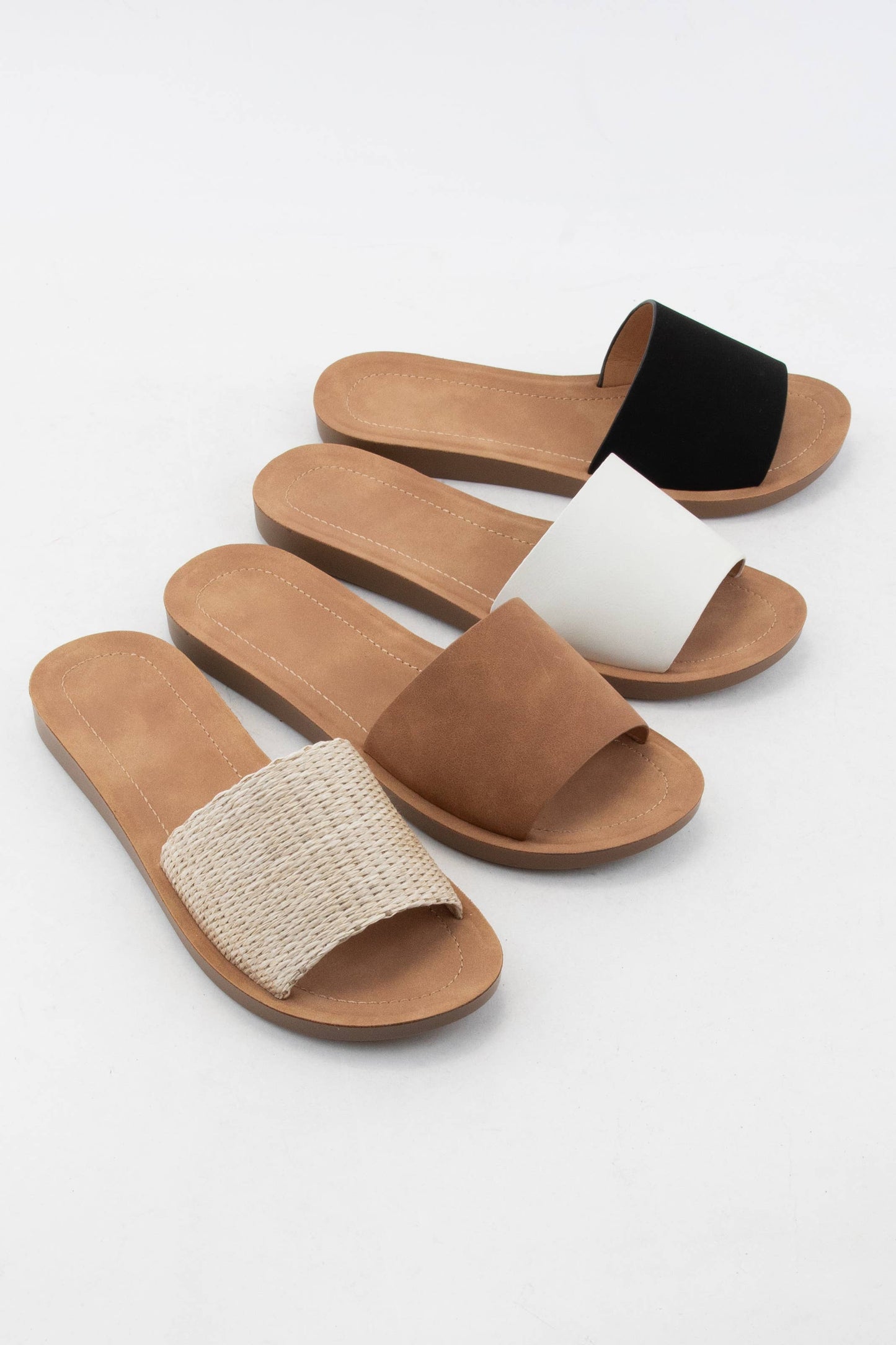 EFRON COMFORTABLE FLEXIBLE SOLE SLIDE SANDAL