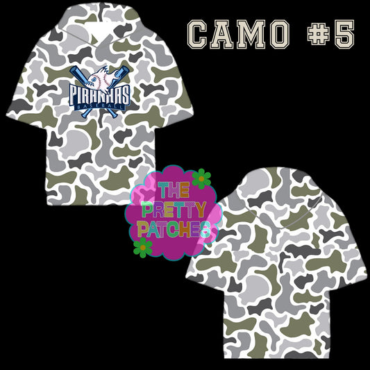 Camo Hooded PIRANHAS-ADULT - PREORDER-051826MG