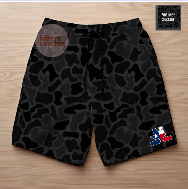 LEGENDS VINTAGE BLACK OUT SHORTS YOUTH- PREORDER