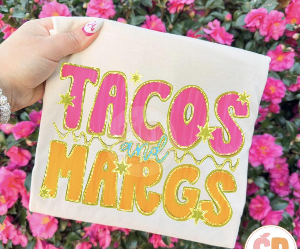 Tacos & Margs 🌮 -TSHIRT- (COMFORT COLOR/BELLA) 042426jb