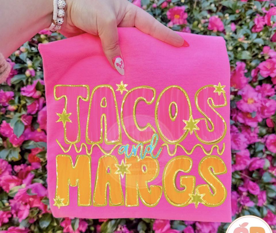 Tacos & Margs 🌮 -TSHIRT- (COMFORT COLOR/BELLA) 042426jb