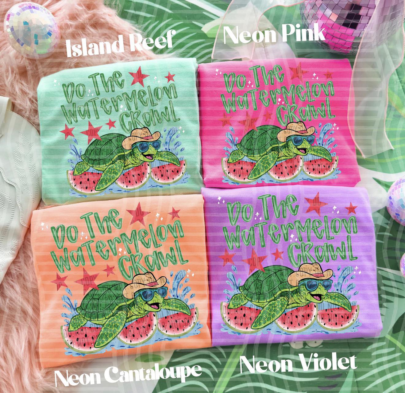 Do the Watermelon Crawl 🐢 -(T-SHIRT)- (GILDAN/JERZEES)061226br