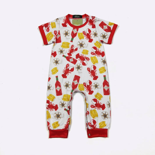 Crawfish Boil Boy Romper   47270