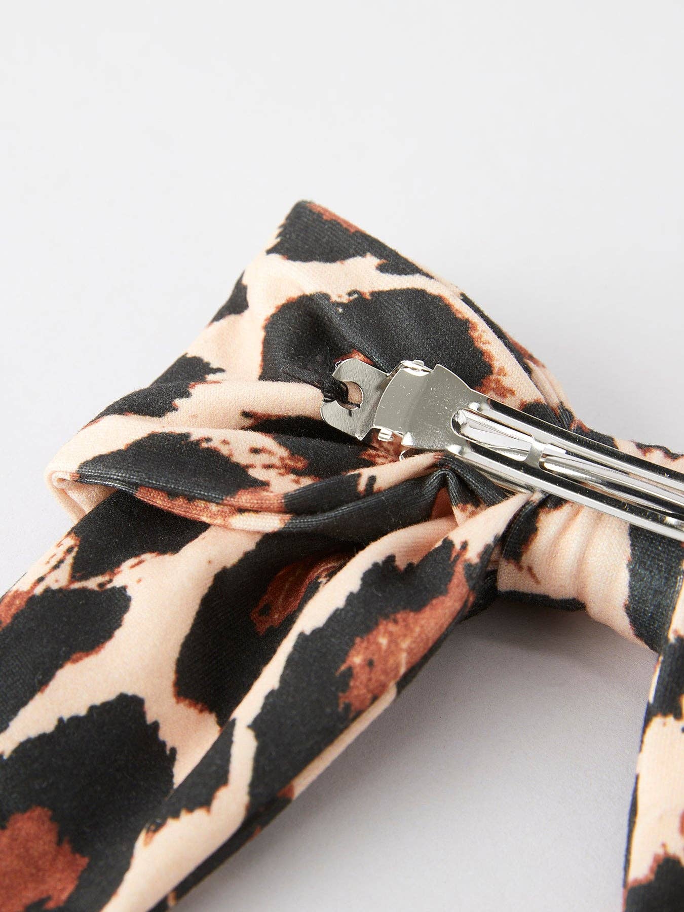Rylee Faith Designs - Leopard Print Bow Hairpin- 112525br