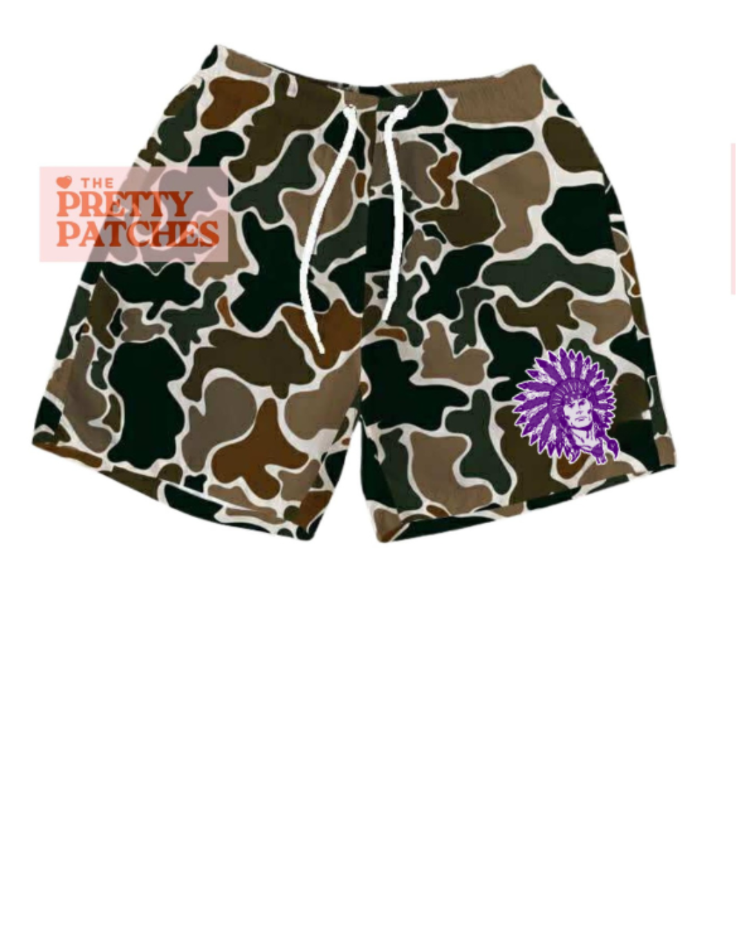 PNG Indians CAMO shorts (YOUTH) - PRE ORDER