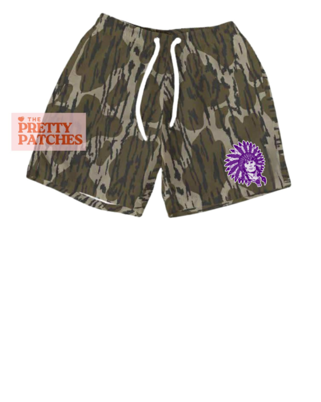 PNG Indians TREE BARK shorts (YOUTH) - PRE ORDER