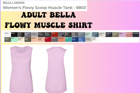 CARDINALS go big red- (FLOWY MUSCLE SHIRT) (BELLA/COLOR COMFORT) 052626jb (Copy)