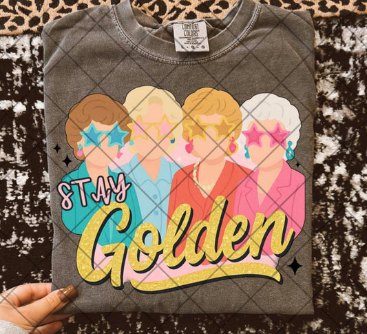 Stay Golden 💕 - T SHIRT - (COMFORT COLOR/BELLA) 052626jb