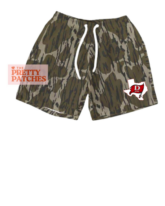 Deweyville Pirates TREE BARK  shorts (YOUTH) - PRE ORDER