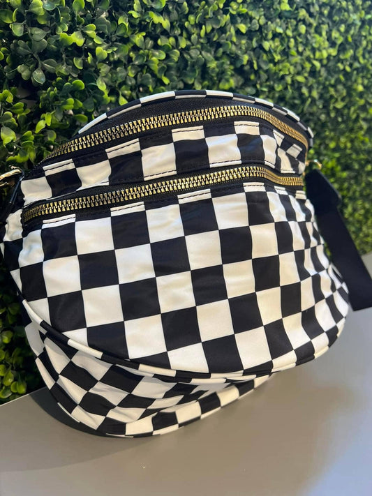 Checkered Nylon Bum Bag CNBB