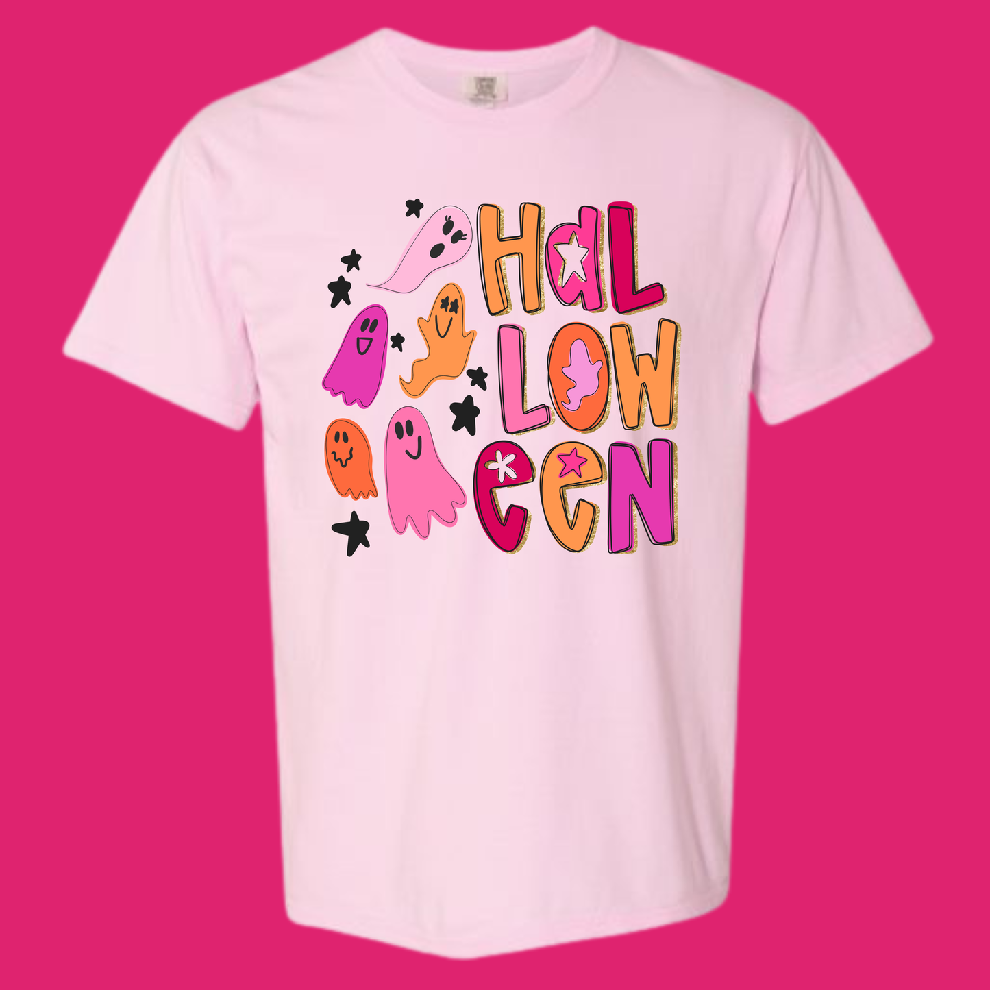 HALLOWEEN 👻 - T-SHIRT - (COMFORT COLOR) 080126KRV
