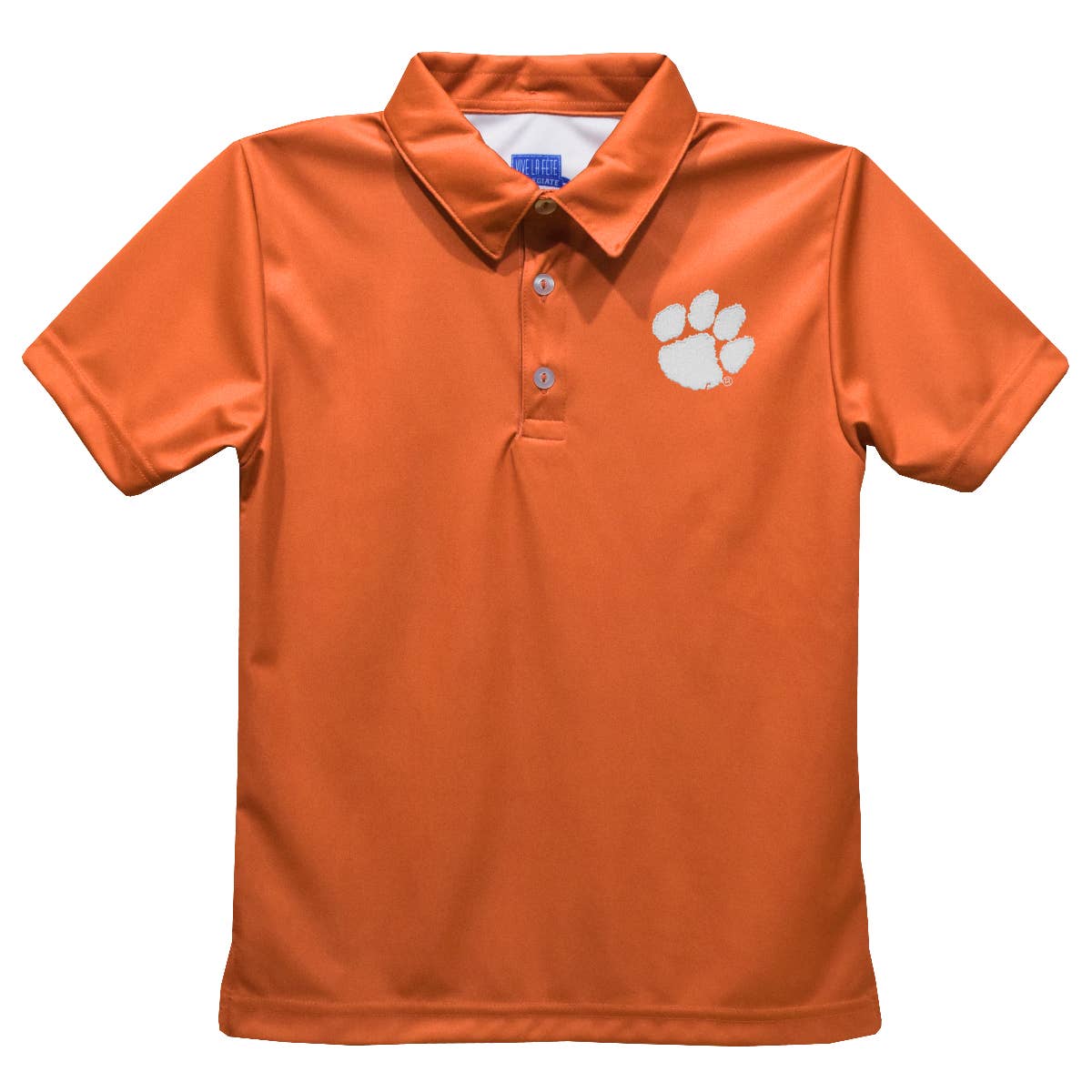 Orange Bobcat Polo dri fit embroidered Paw Print NCU1