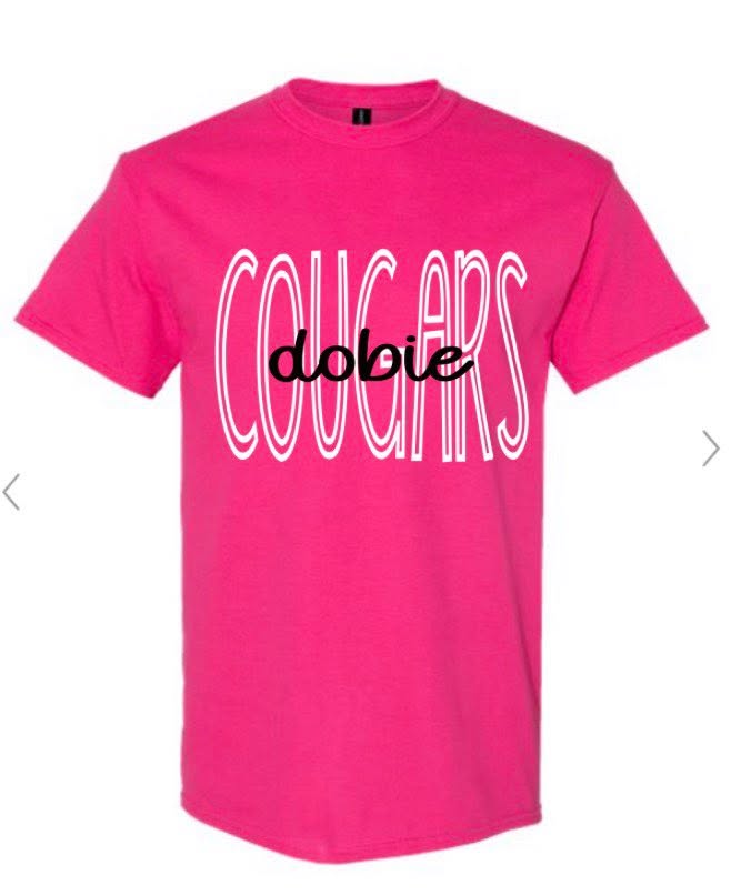 TALL SKINNY GAME DAY (DOBIE COUGARS) - T-SHIRT - (GILDAN) 080526RW