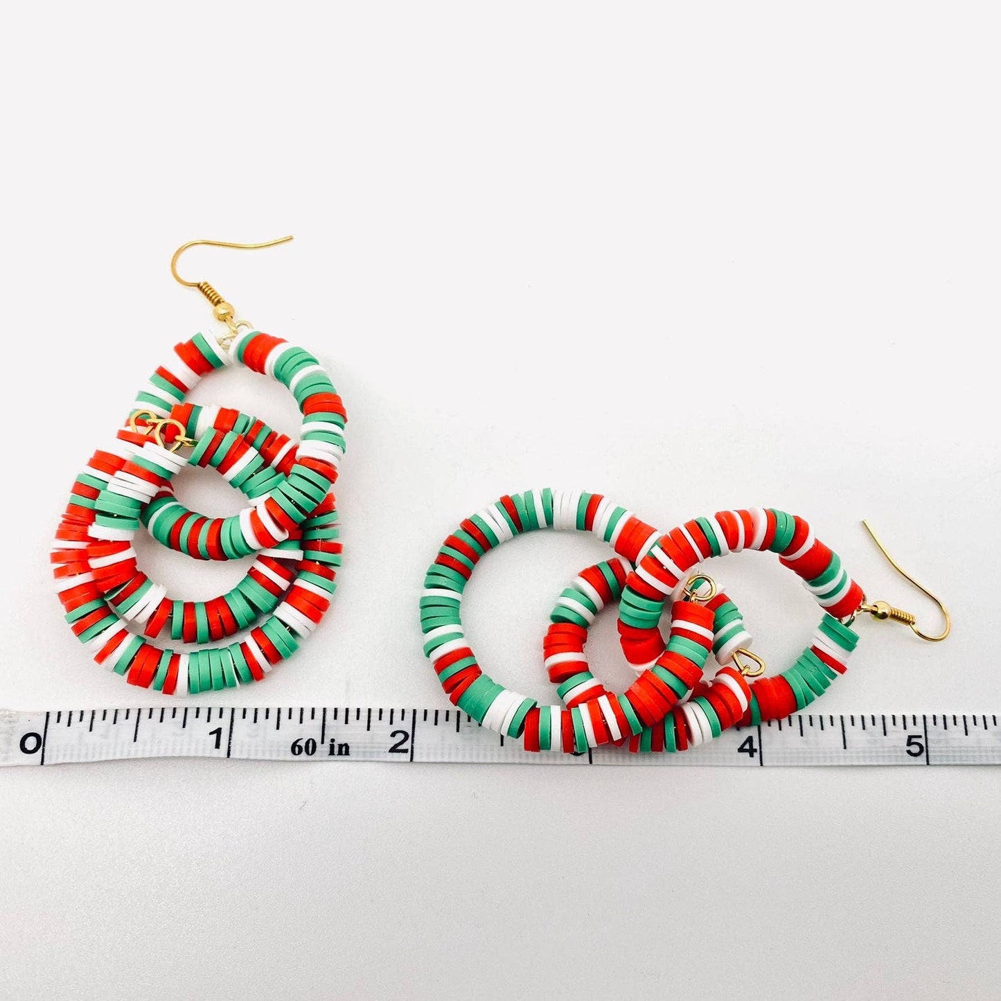 Jewelry 3-Colors Polymer Clay Pendant Earrings  MIO56160