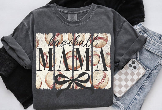 Baseball Mama- TSHIRT- (GILDAN/JERZEES)
