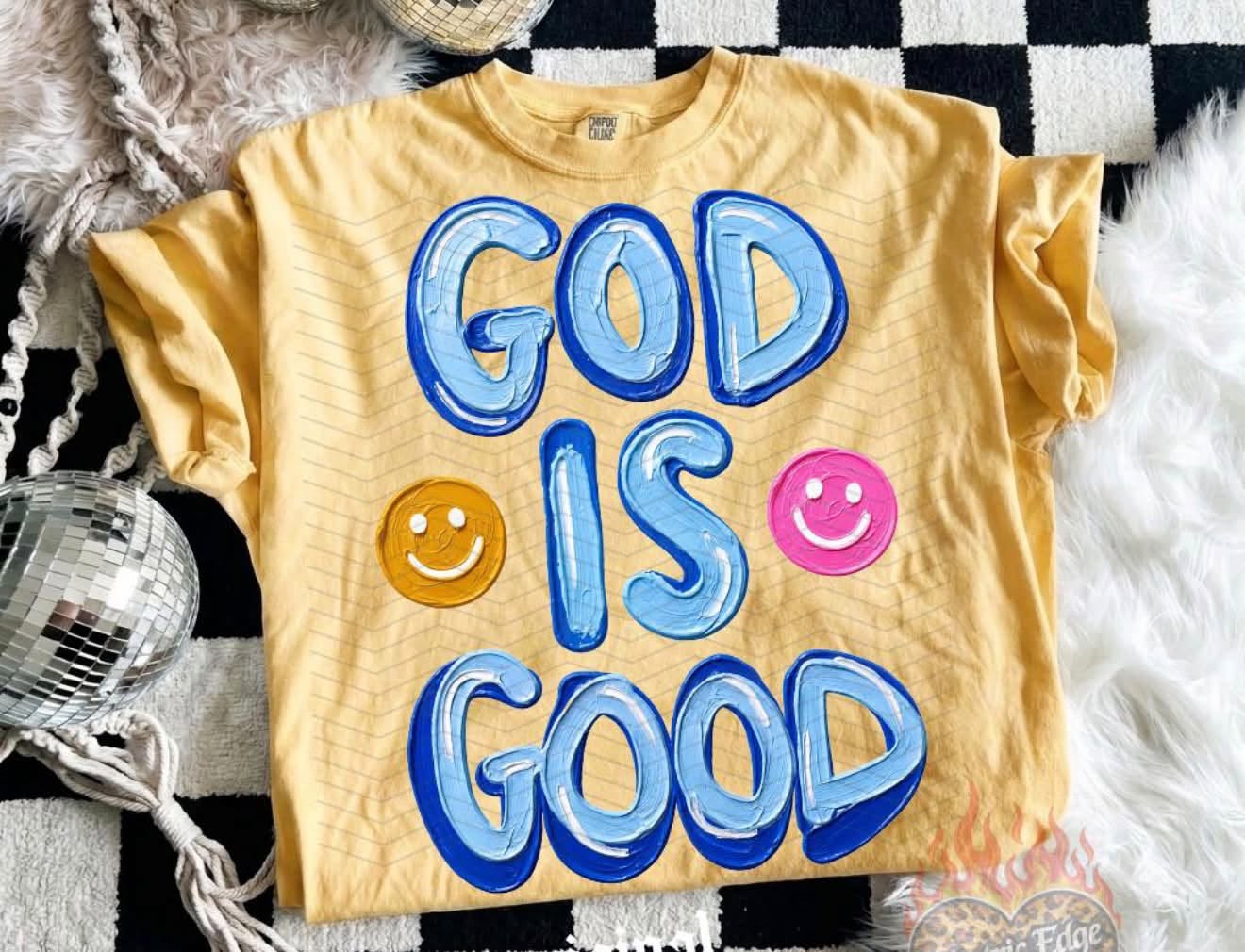 GOD IS GOOD 96261--- T-SHIRT - (GILDAN) 090626KRV