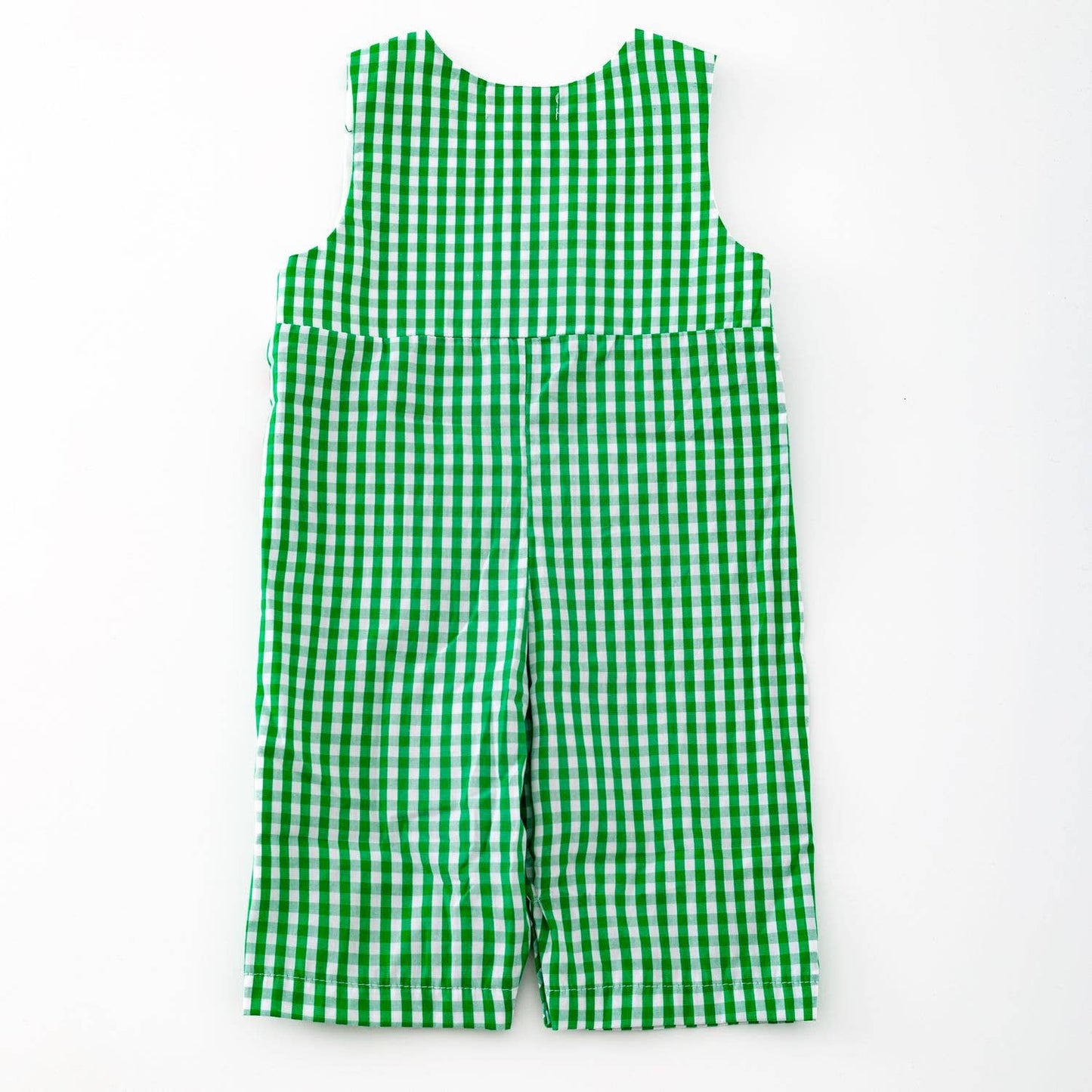 Green Gingham Smocked Baby Jon 46651