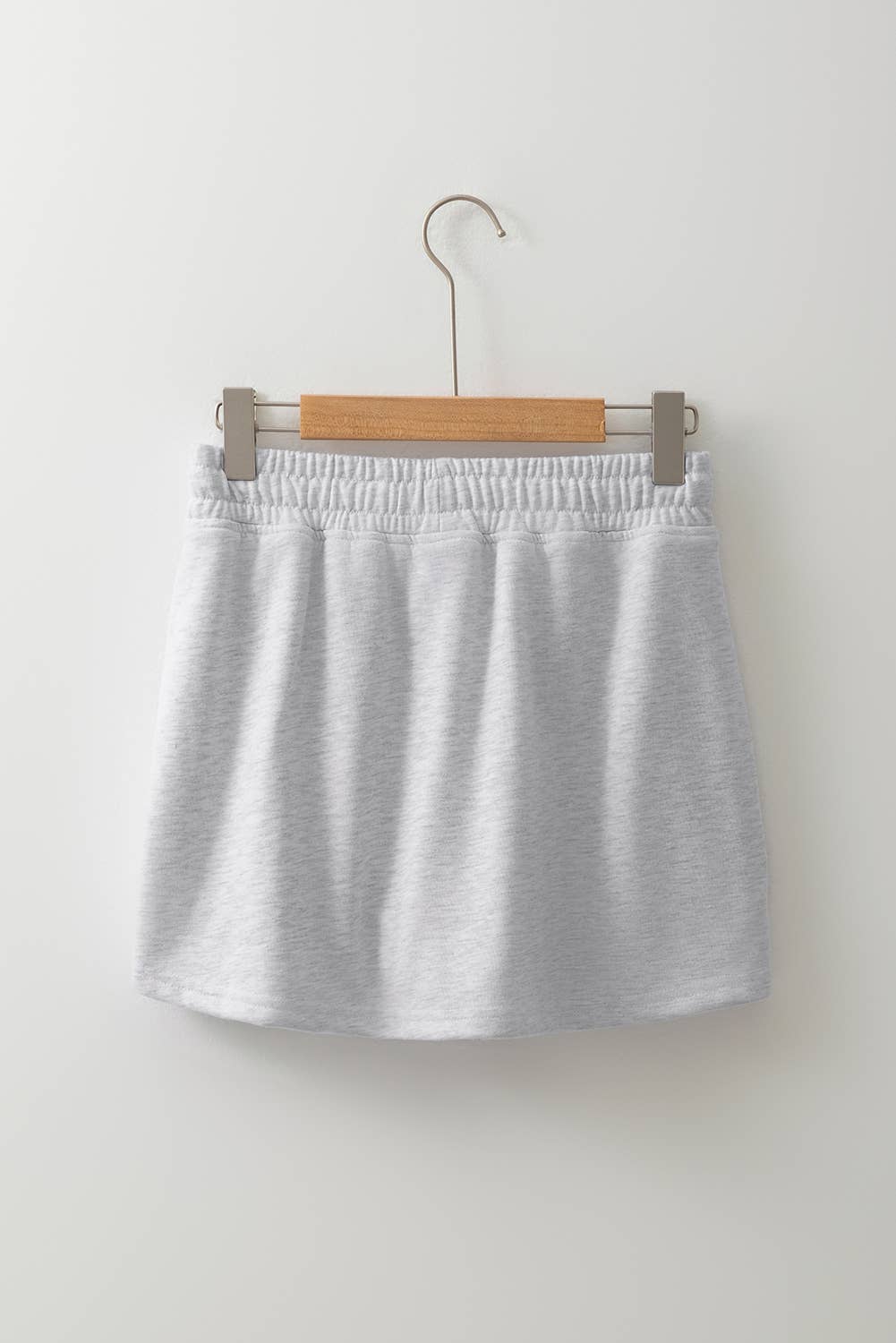 French Terry Drawstring Mini Skort with Pockets-FTDMS