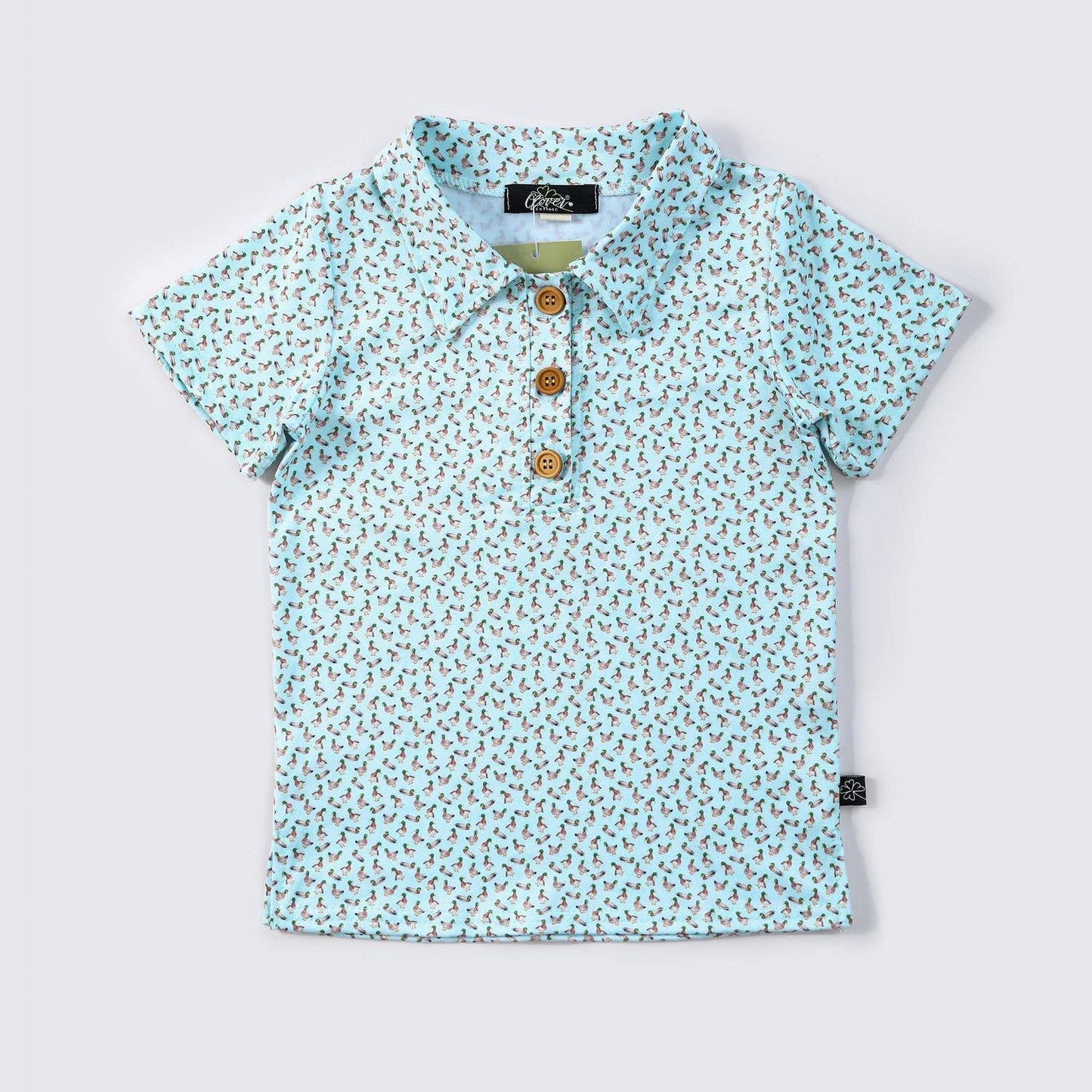 Mallard Pond Boy Collar Shirt - PBS4