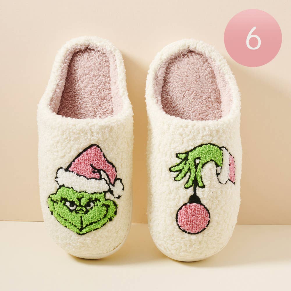 Grinch Home Slippers   PKMS4