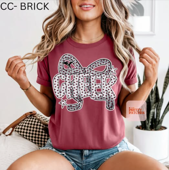 FX CHEER BOW POLKA DOTS 0930264 -------T SHIRT------ (COMFORT COLOR) 093026KRV