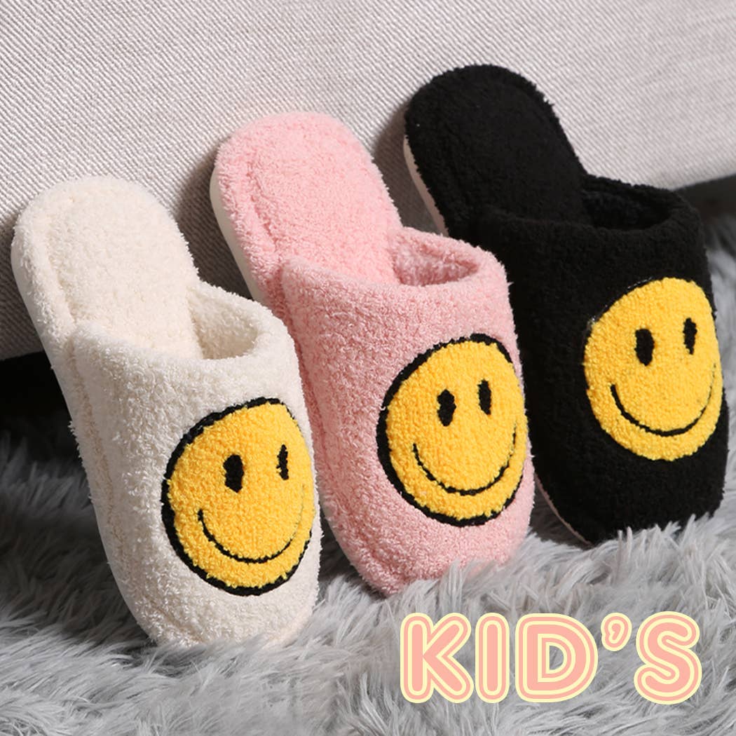 Kid's Happy Face Luxury Soft Slipper JCL4213K