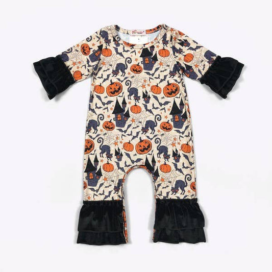 Vintage Halloween Baby Romper 36227